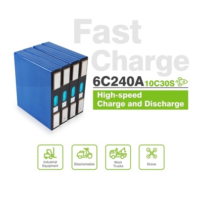 40Ah 3.2V LiFePO4 เซลล์แบตเตอรี่แบบแท่งปริซึม 6C ค่าคงที่อัตราสูงและจำหน่ายพร้อมสินค้าเกรด A