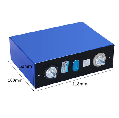 โรงงานเดิมเกรด A 3.2V 102Ah LiFePO4 Prismatic Cell แบบชาร์จได้สำหรับพลังงานแสงอาทิตย์ EVorage E แบตเตอรี่ลิเธียม