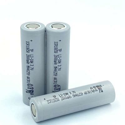 3.7 V 2000mah 18650 เซลล์แบตเตอรี่ 10C ลิเธียมไอออน 18650 เซลล์แบตเตอรี่สำหรับรถกอล์ฟ