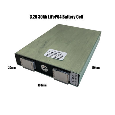 3.2V 30AH LiFePO4 แบตเตอรี่ลิเธียมอลูมิเนียม Li Iron Phosphate Battery
