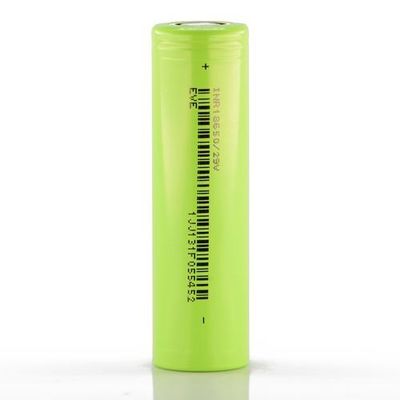 18650 เซลล์แบตเตอรี่ 2900mAh 3.7V NCM EVE เซลล์ลิเธียมไอออนสีเขียวอ่อนสำหรับ Ebike